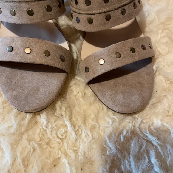 NEW JUSTFAB faux suede gladiator shoes - Picture 10 of 11